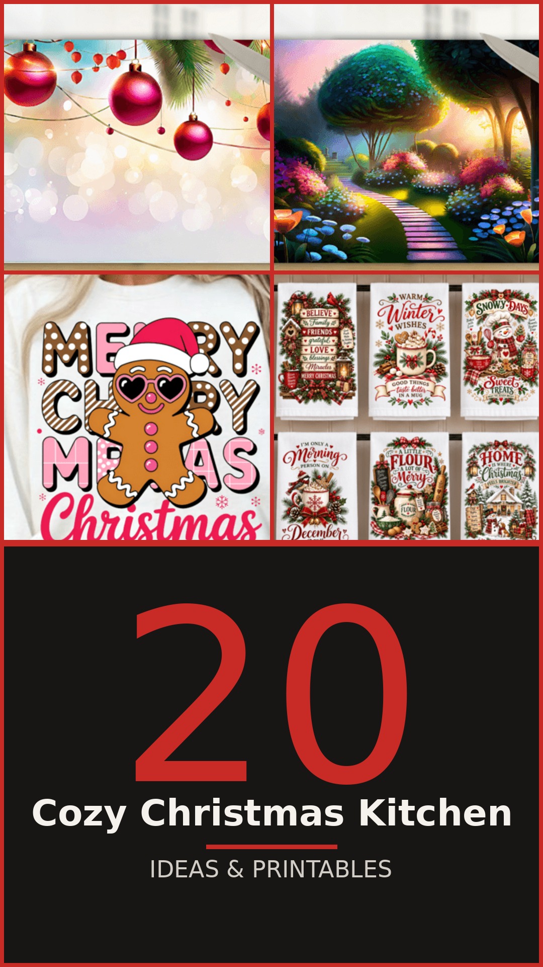 20 Cozy Christmas Kitchen Decor Ideas collection